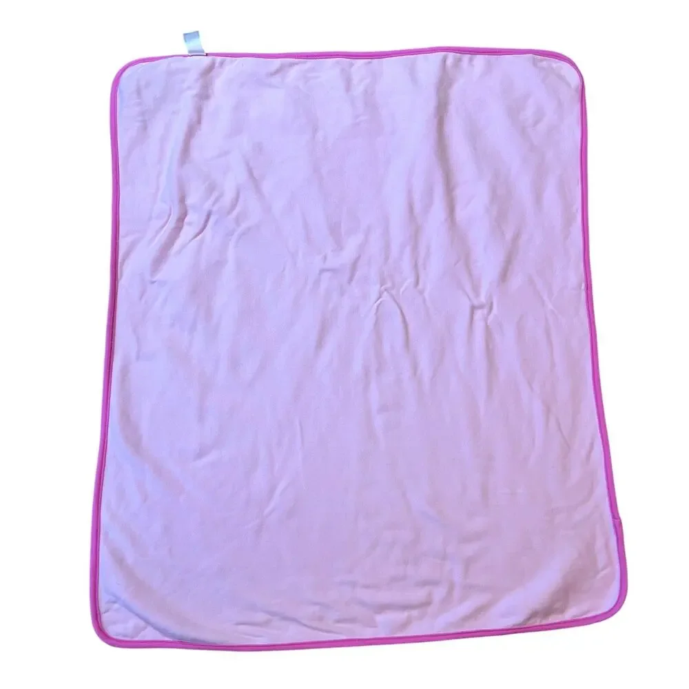 Carter's Baby Blanket I Love Daddy Monkey Flowers Reversible‎ Cotton Lovey